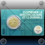 2 EVRO FRANCIJA 2021 "Paris Olympic Games 2024" KARTICA 2 EVRO FRANCIJA 2021 "Paris Olympic Games 2024" KARTICA